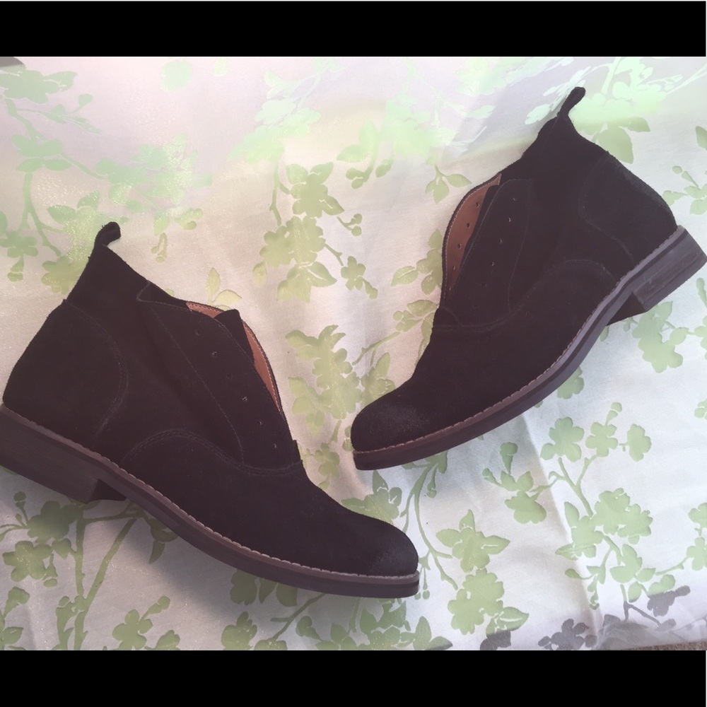 Black Suede slouchy Boots